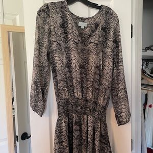Snakeskin Dress, NWOT, size Medium